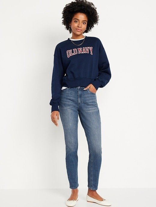 Old Navy , High-Waisted Wow Straight Ankle Jeans