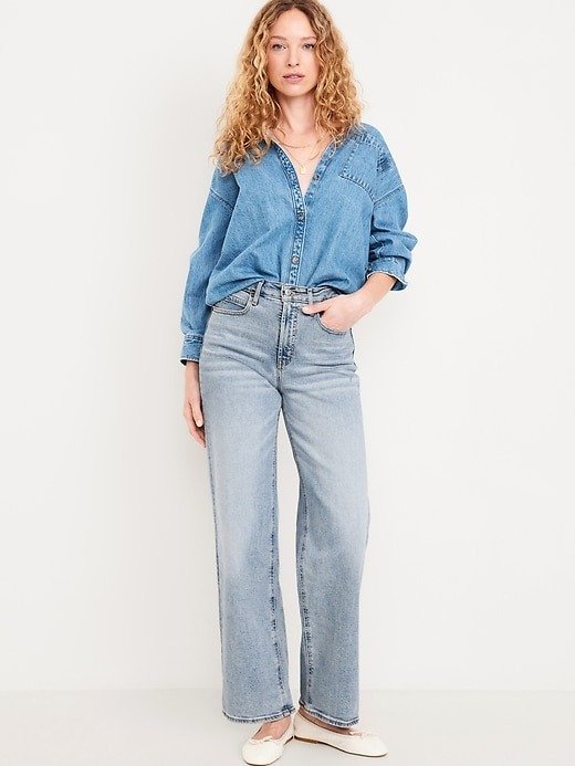 Old Navy , Extra High-Waisted Wide-Leg Jeans