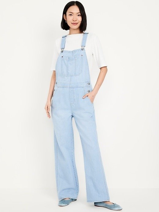 Old Navy , Baggy Wide-Leg Jean Overalls
