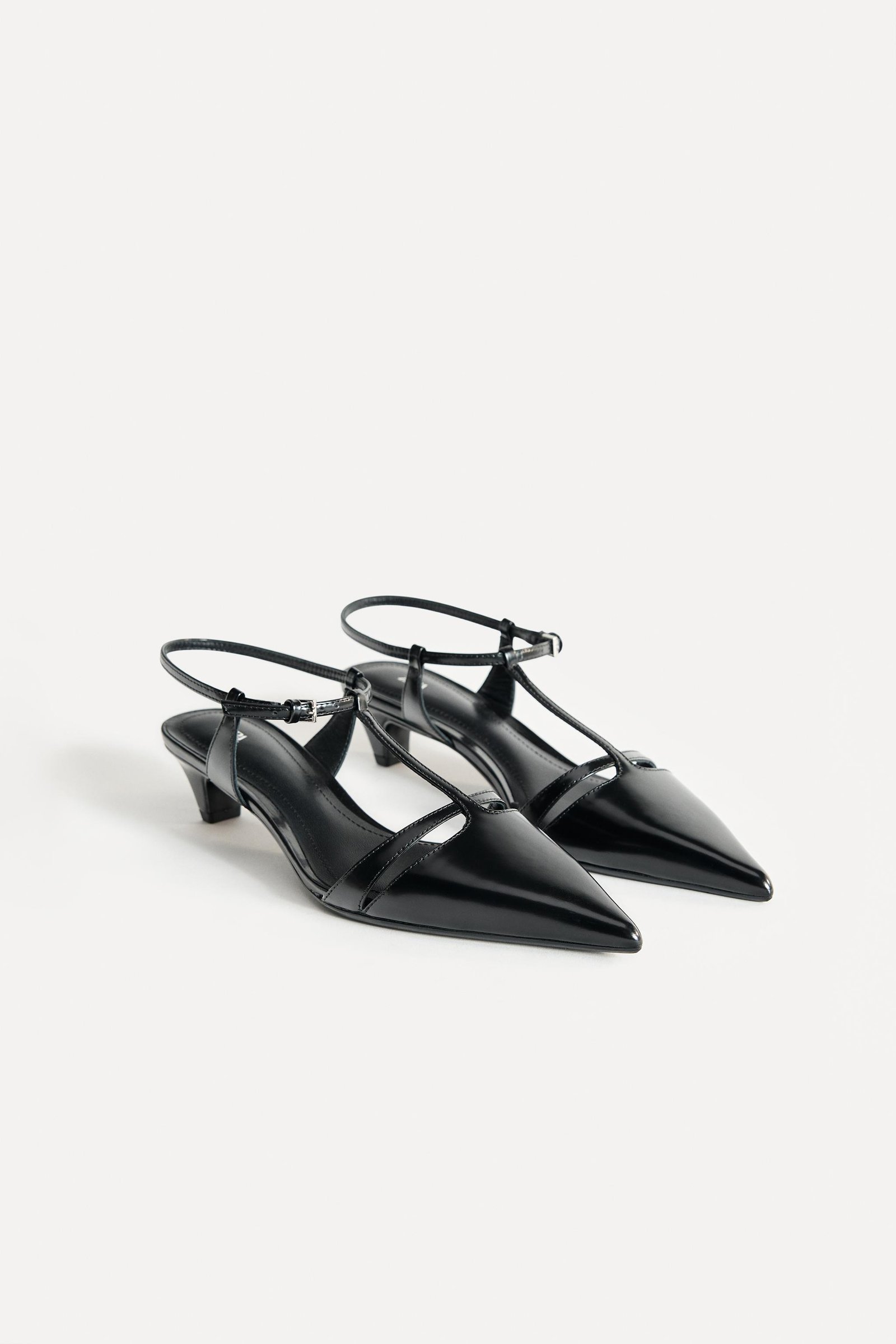 Leather Kitten-Heel Shoes 50th Anniversary