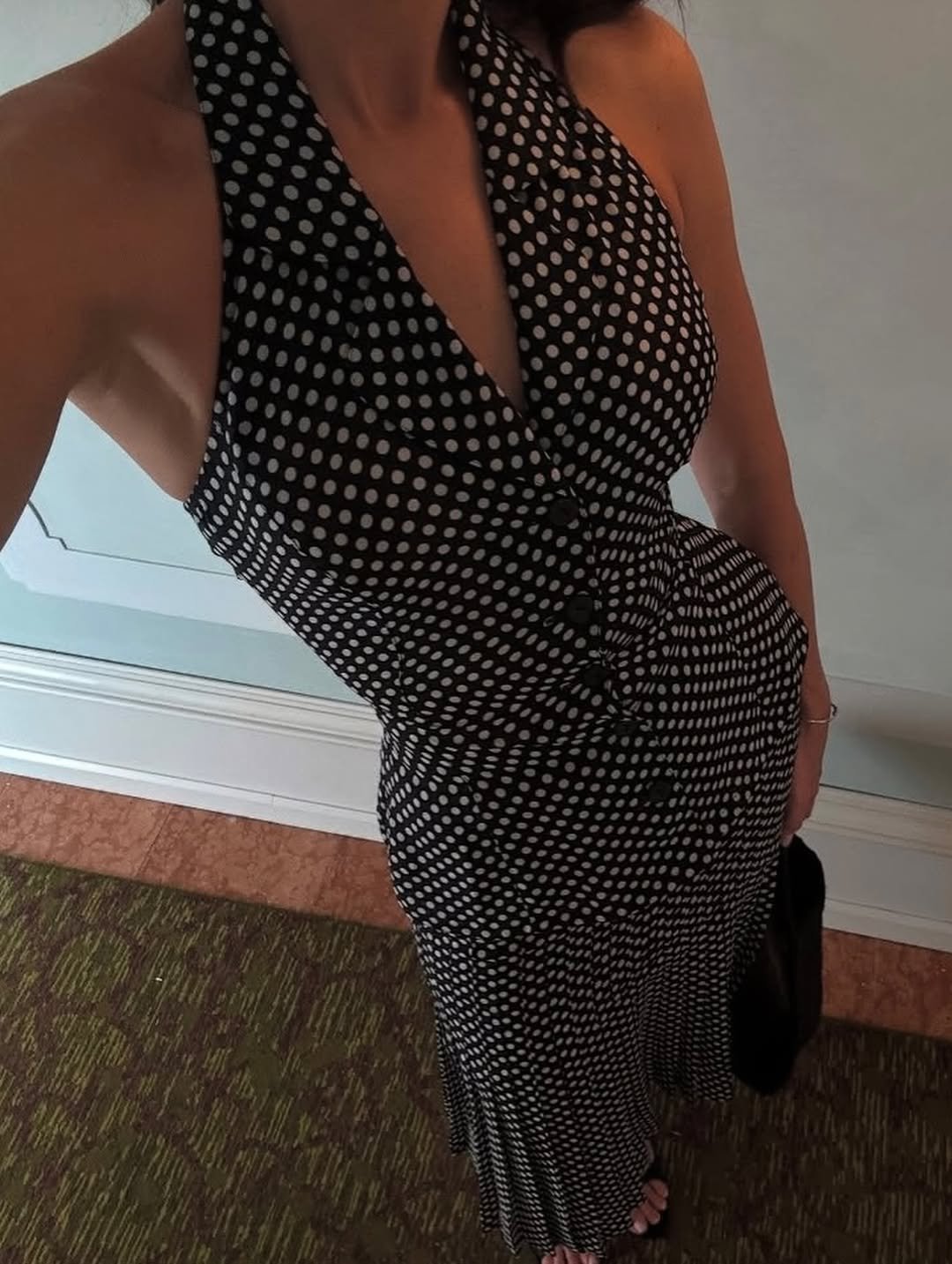 kendall jenner wearing polka dot matching set in Europe summer 2025