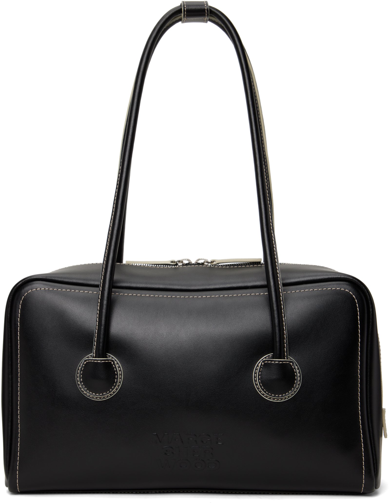 Black Soft Boston Bag