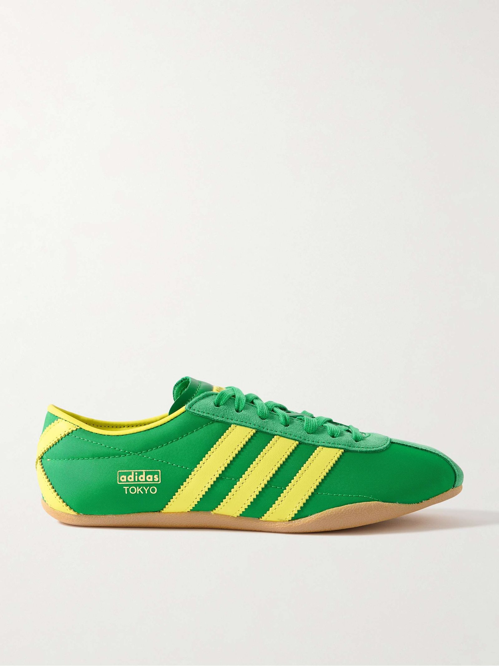 Tokyo Leather and Suede-Trimmed Mesh Sneakers
