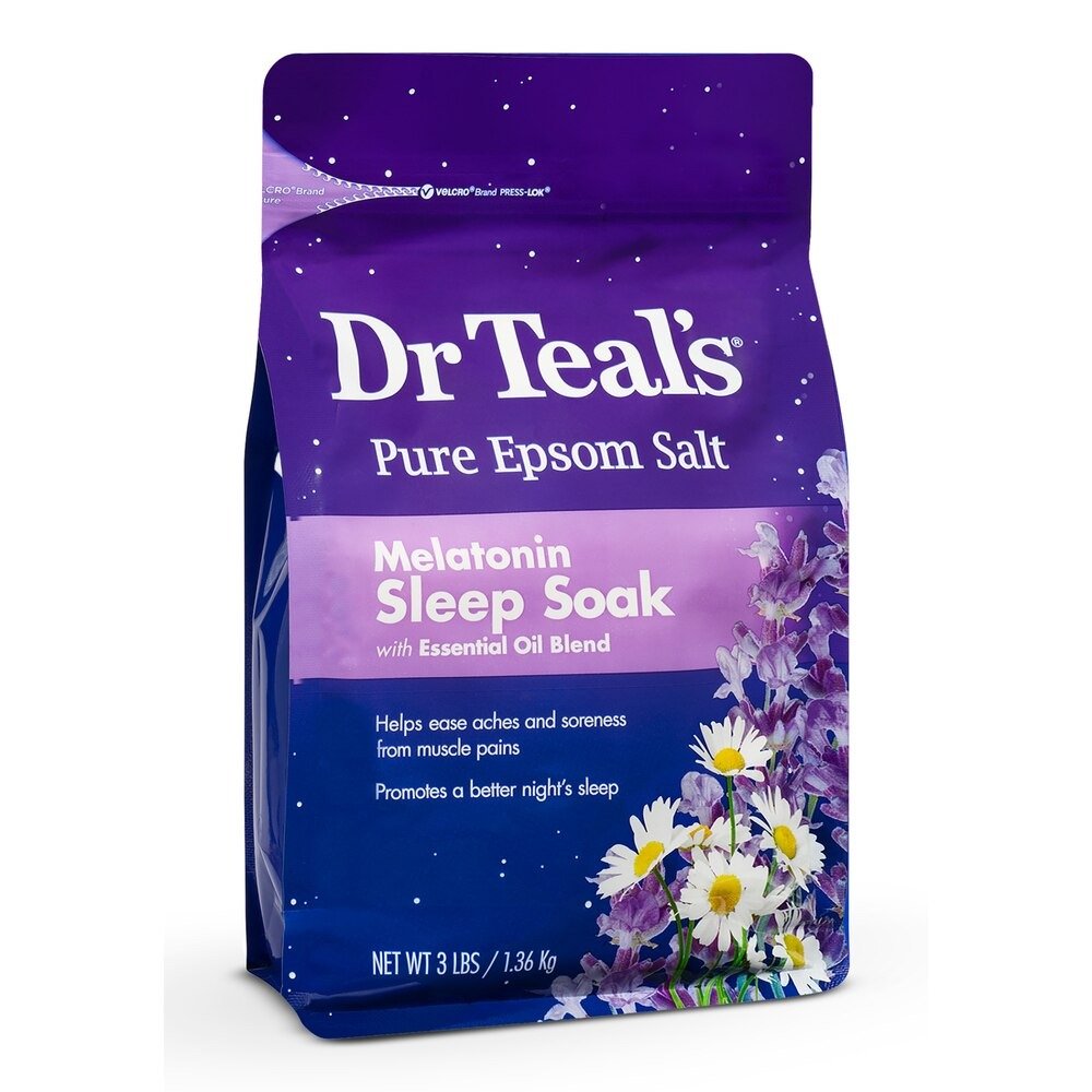 Dr Teal's, Pure Epsom Salt Melatonin Sleep Soak