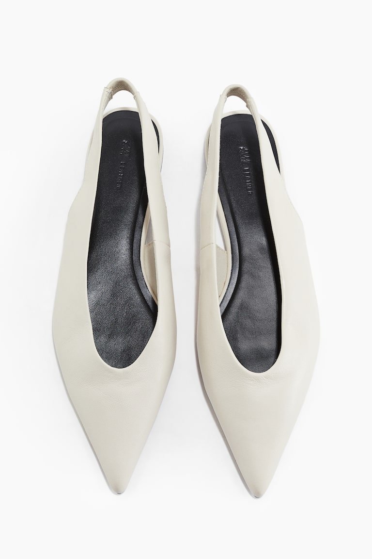 Leather Slingbacks