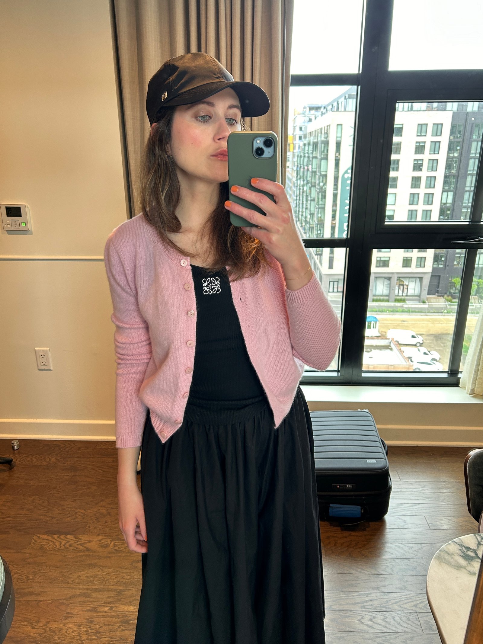 Allyson Payer wearing the Free People Lowen Skirt.