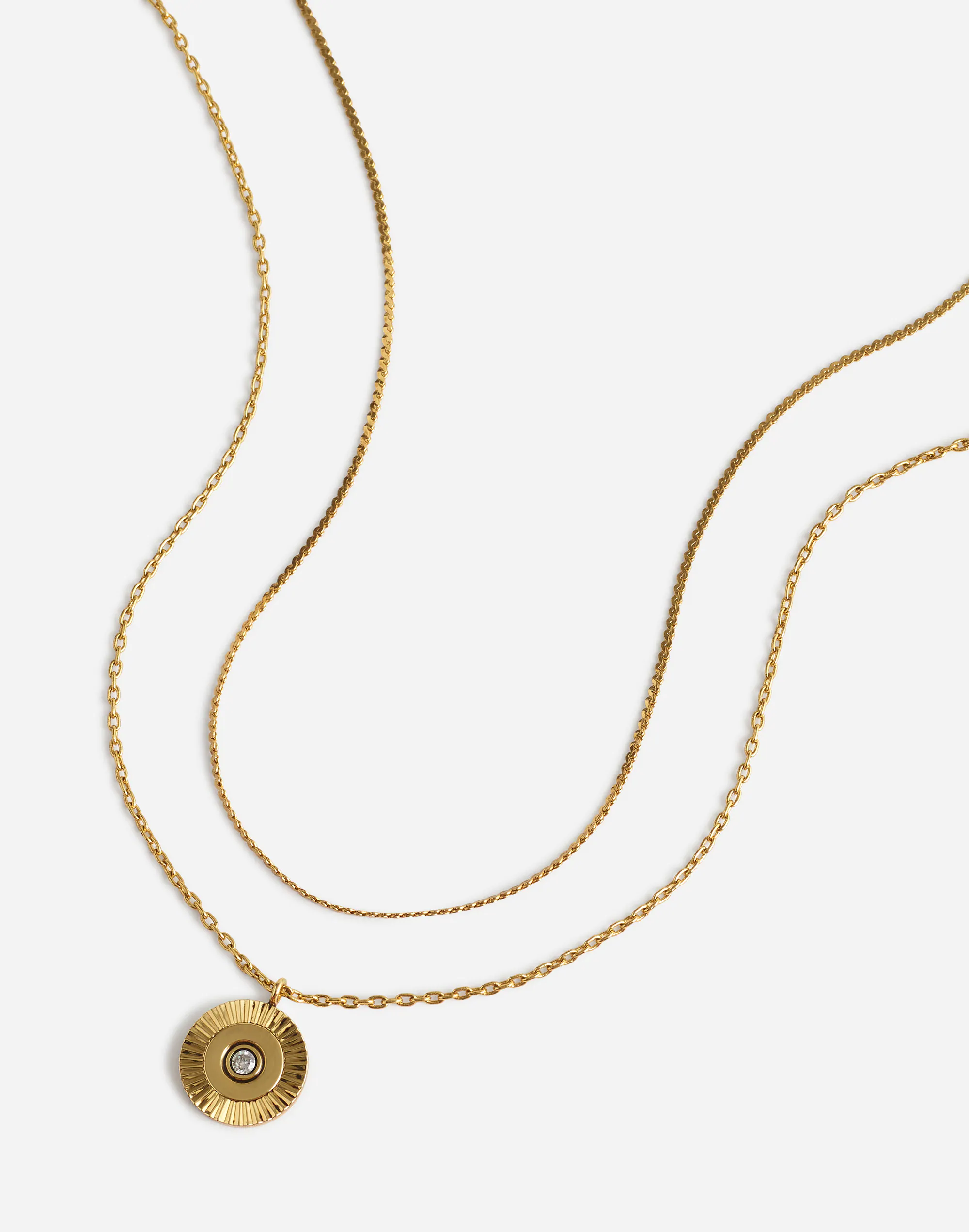 Two-Pack Coin Necklace Set
