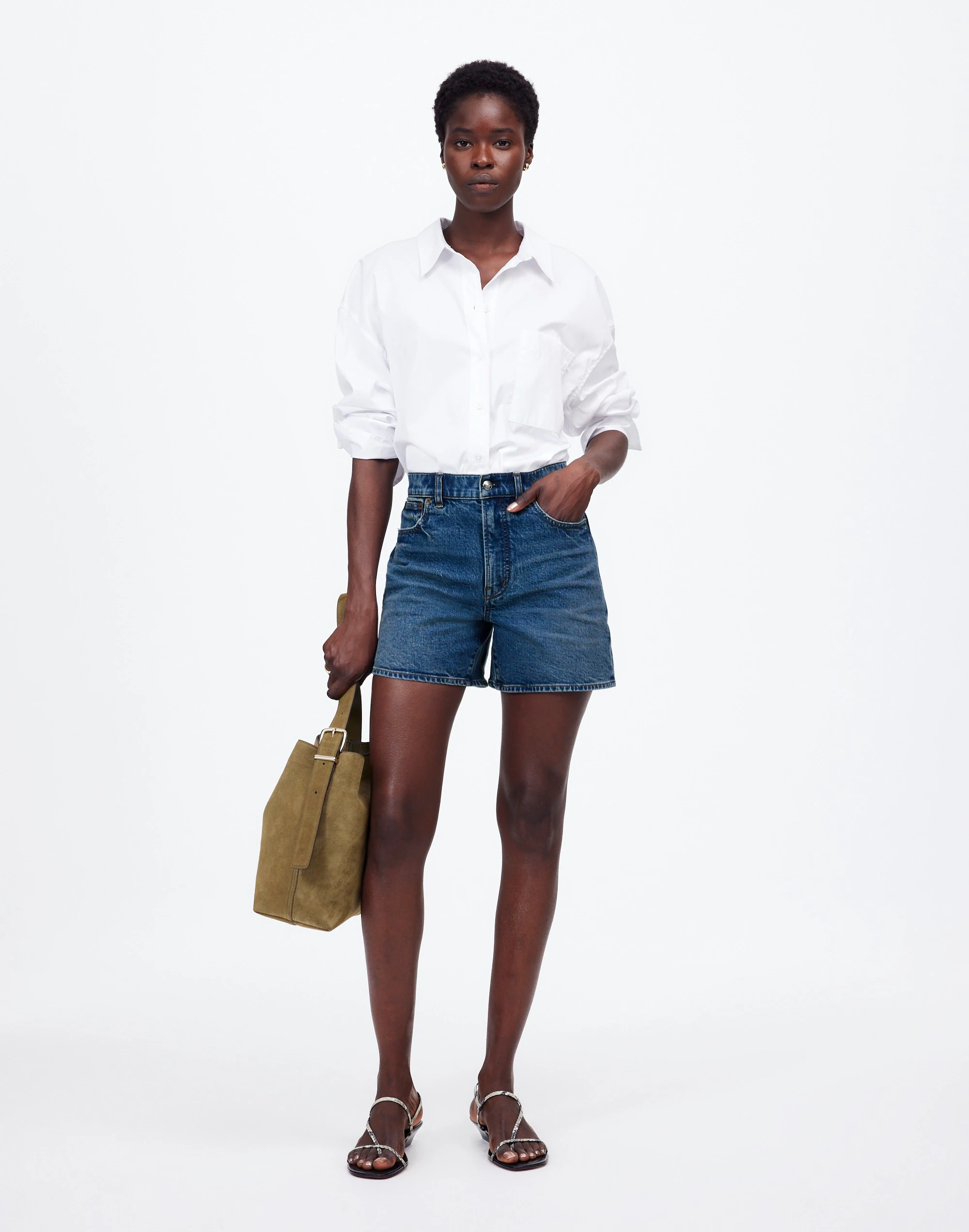 The Perfect Vintage Mid-Length Jean Short