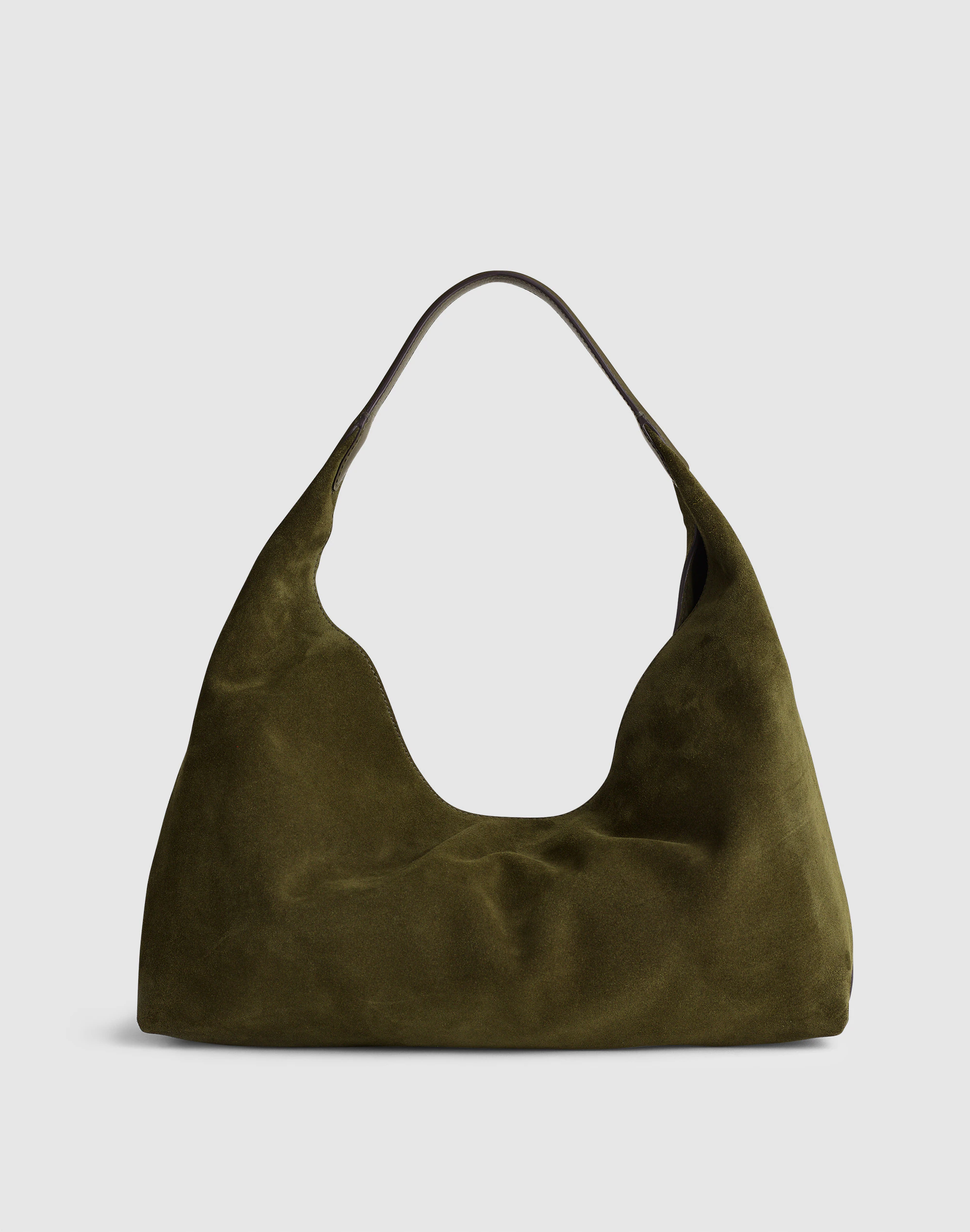 The Mylie Shoulder Bag in Italian Suede