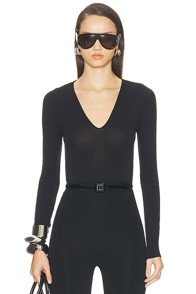 The V Neck Bodysuit