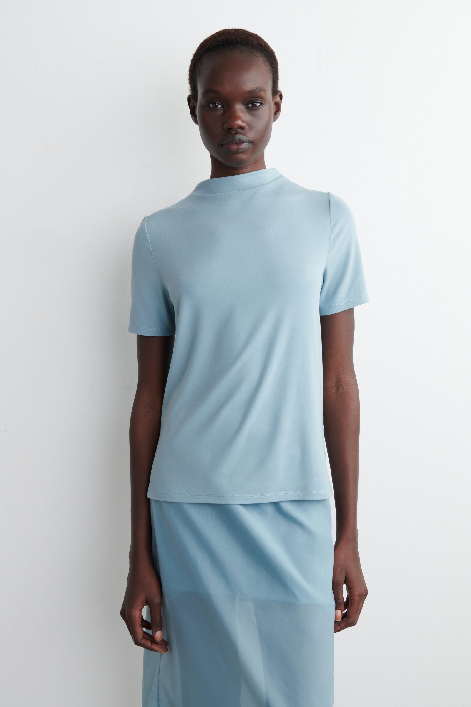 Draped Jersey T-Shirt