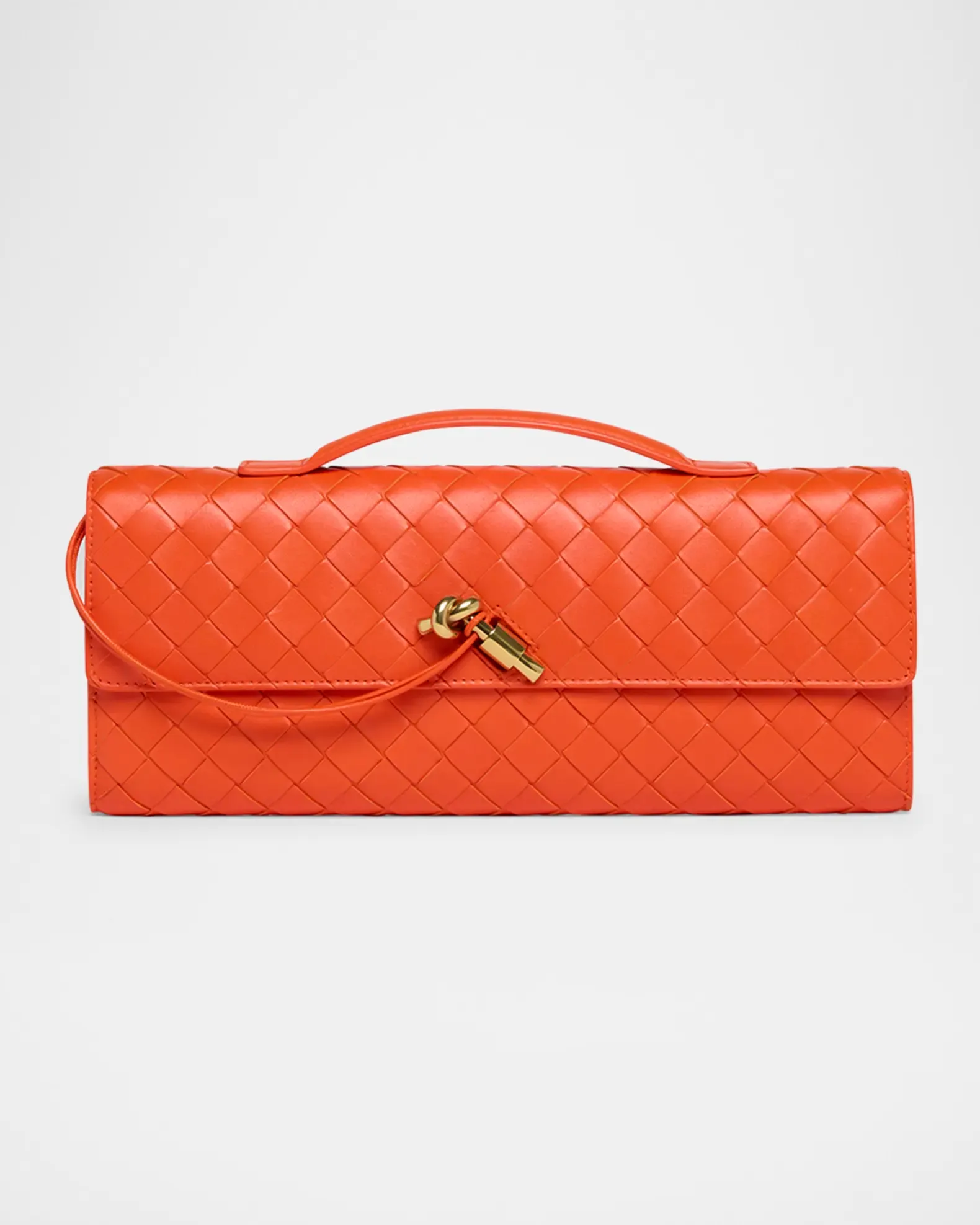 Bottega Veneta, Long Andiamo Clutch Bag With Handle