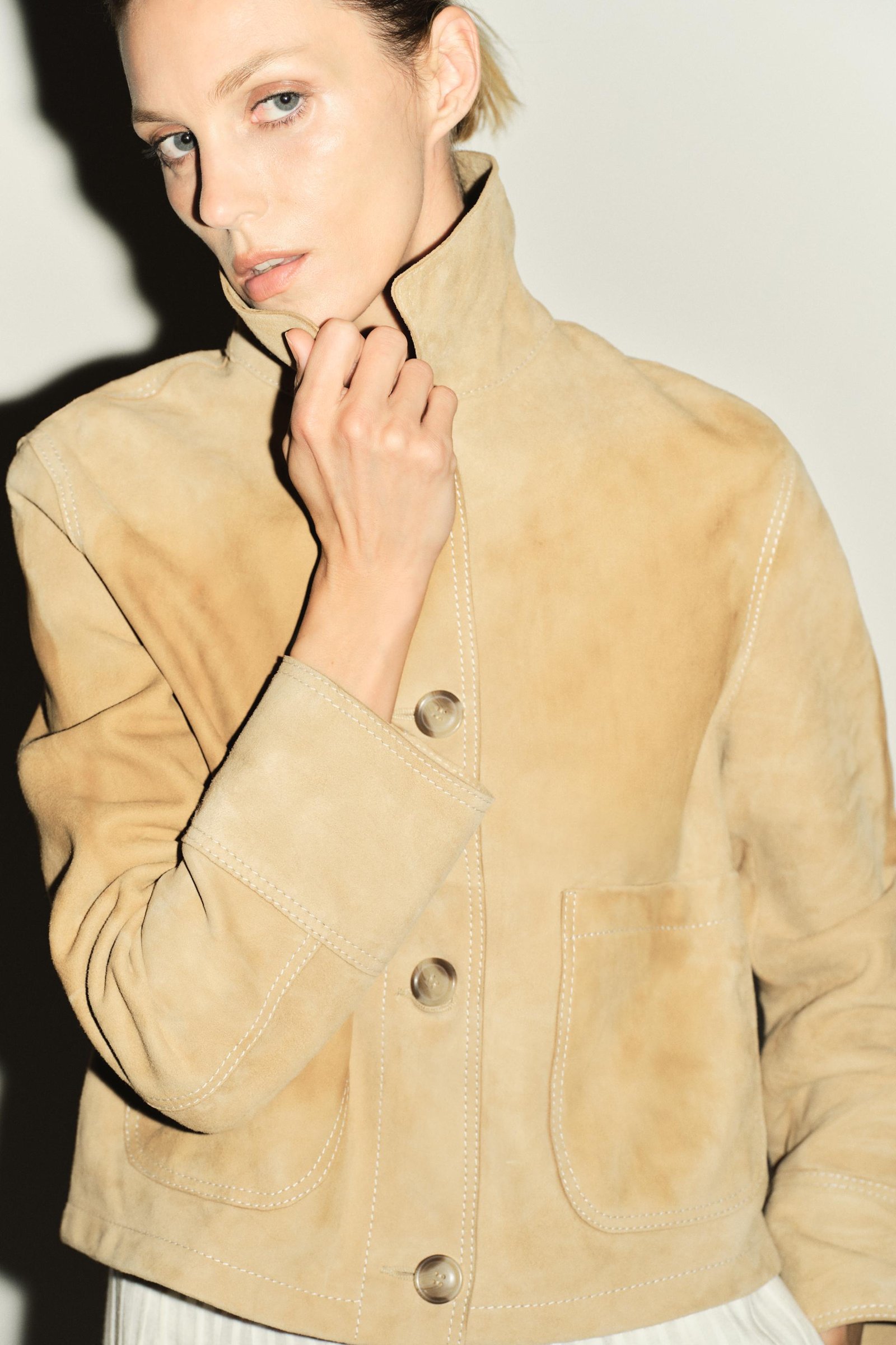 Zw Collection Limited Edition 100% Suede Leather Jacket
