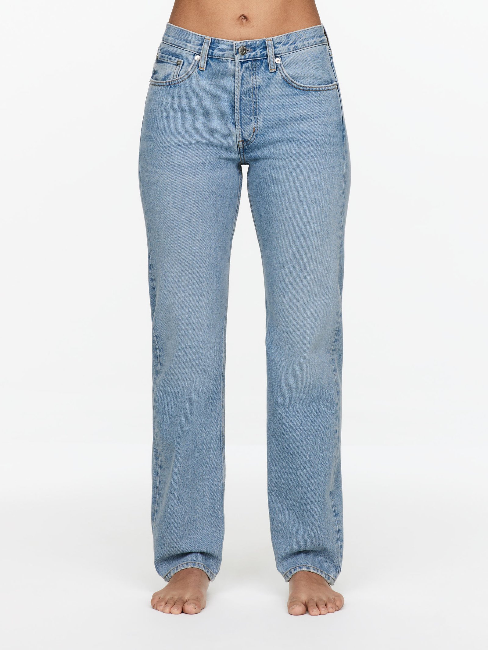 Snow Straight Jeans – Dusty Blue – Women – Arket Gb