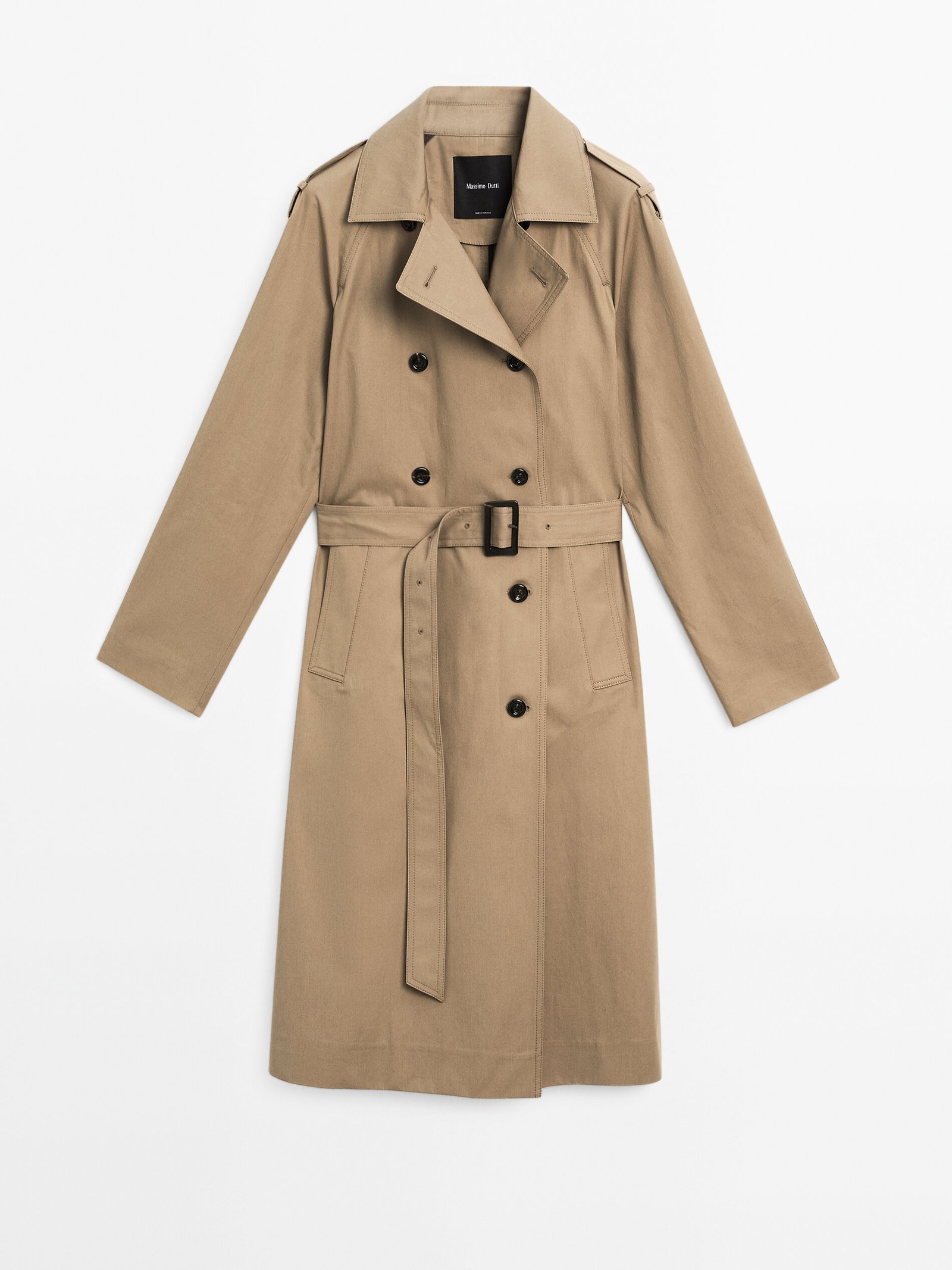 100% Cotton Water-Repellent Trench Coat