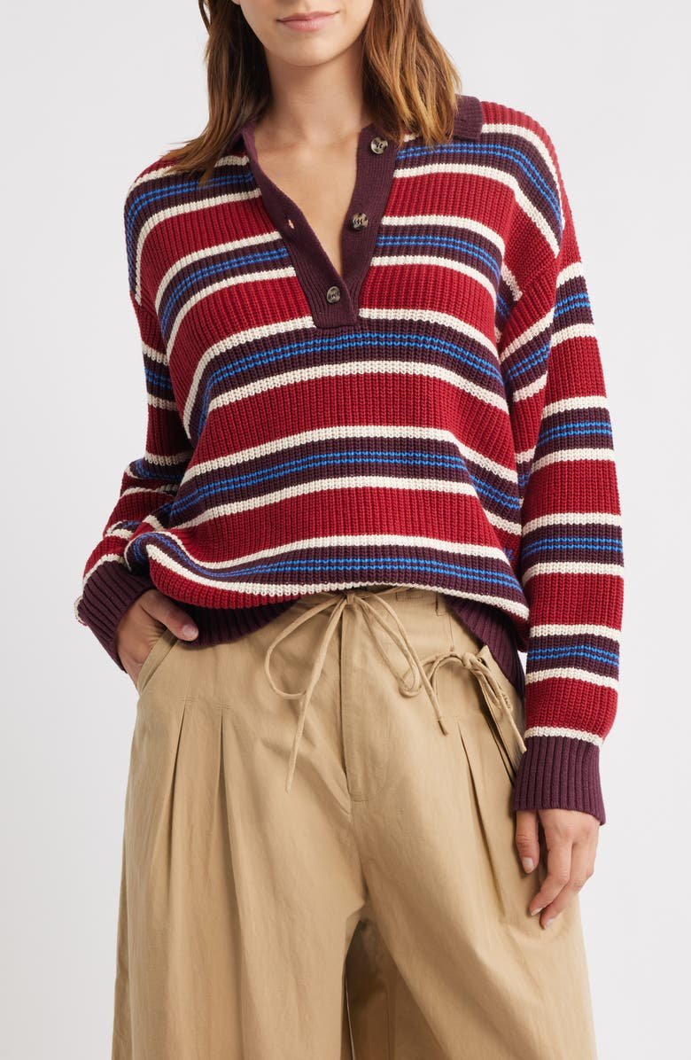 Ilona Stripe Organic Cotton Sweater
