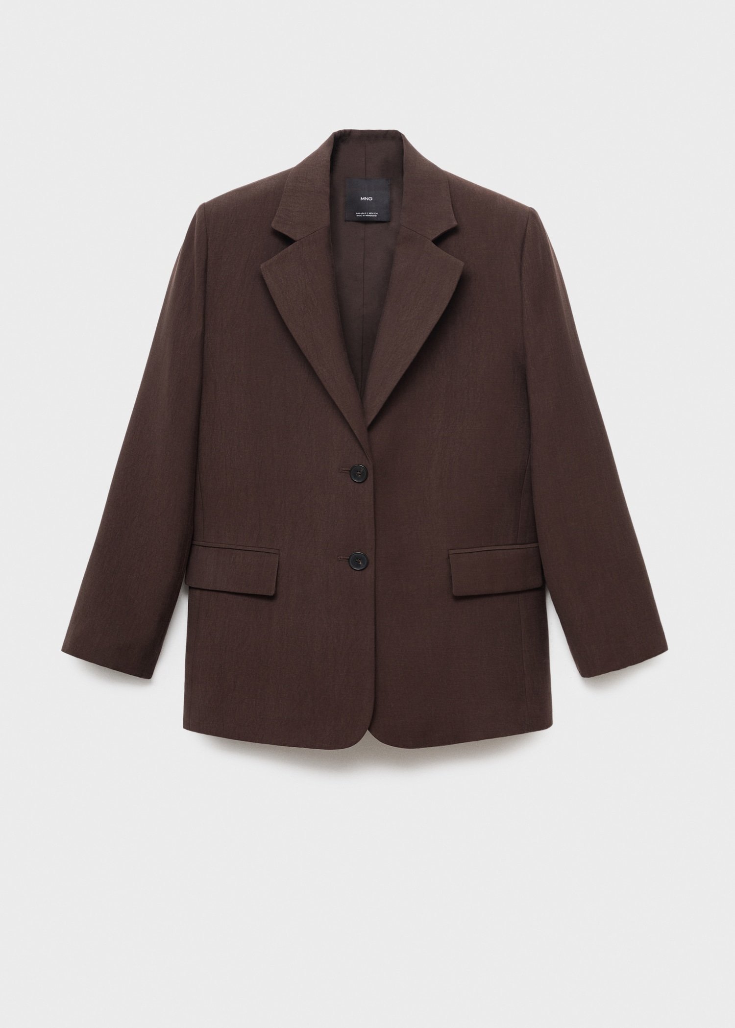 Lyocell Suit Jacket - Women | Mango Usa