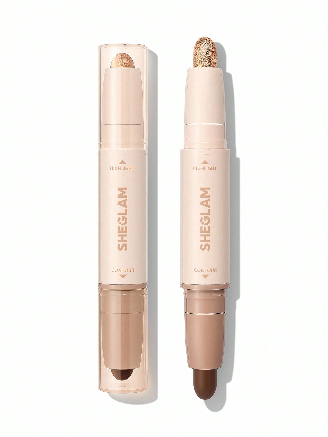 2-In-1 Contour & Highlight Stick-Camel Suede