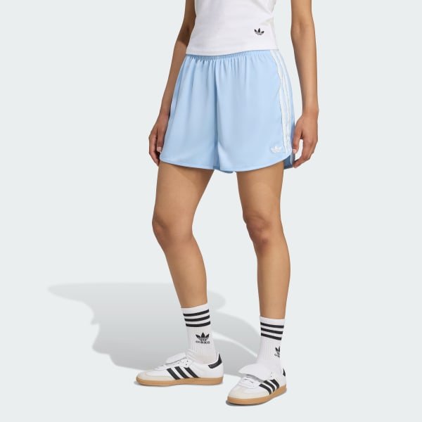 Adidas Originals Satin Shorts Ruffle 3-Stripes