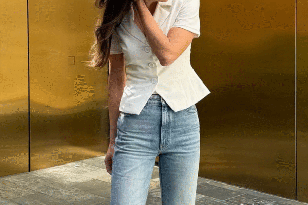 How Pointed Peep-Toe Heels Became the Sexy Shoes to Wear With Jeans