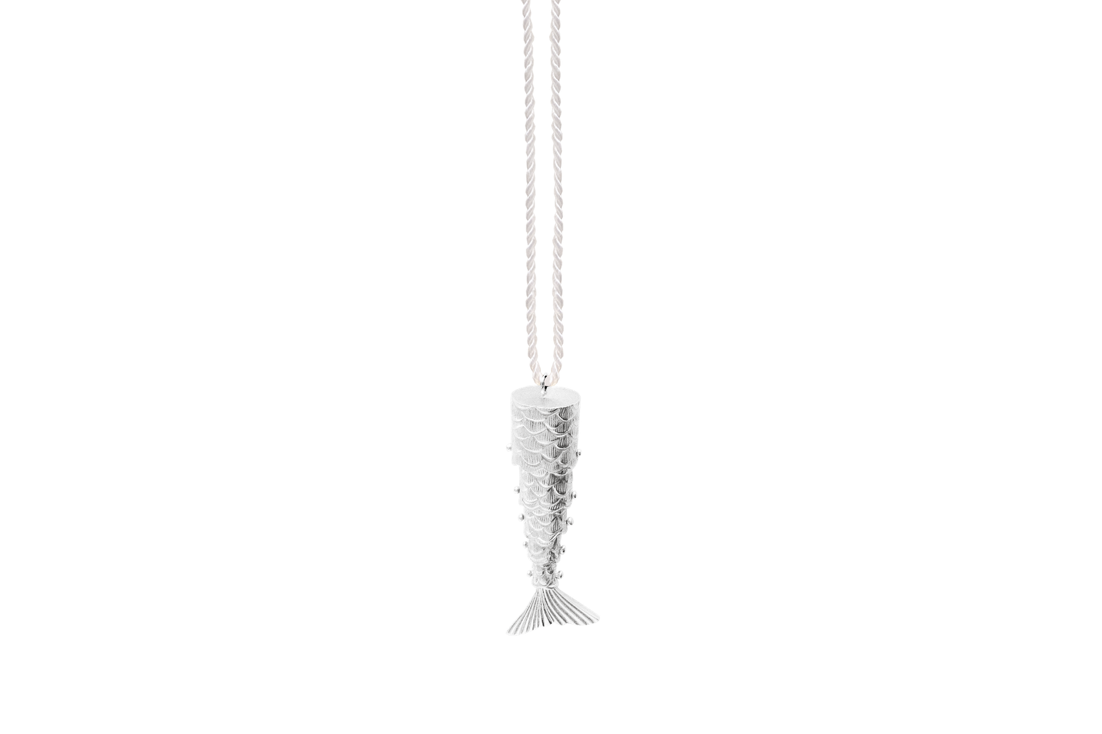 Fish Necklace White