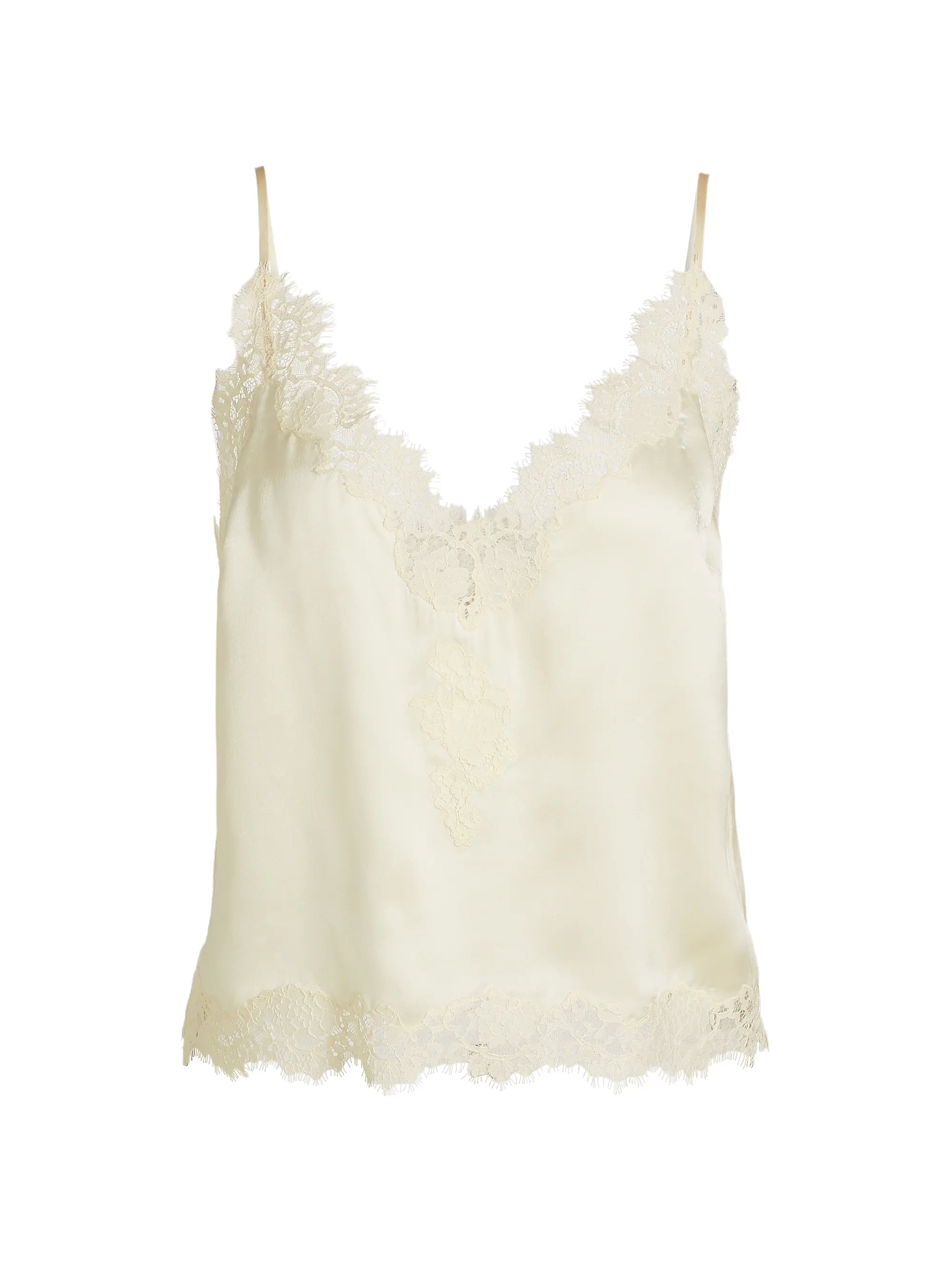 DÔEN, Kira Lace-Trimmed Silk Camisole