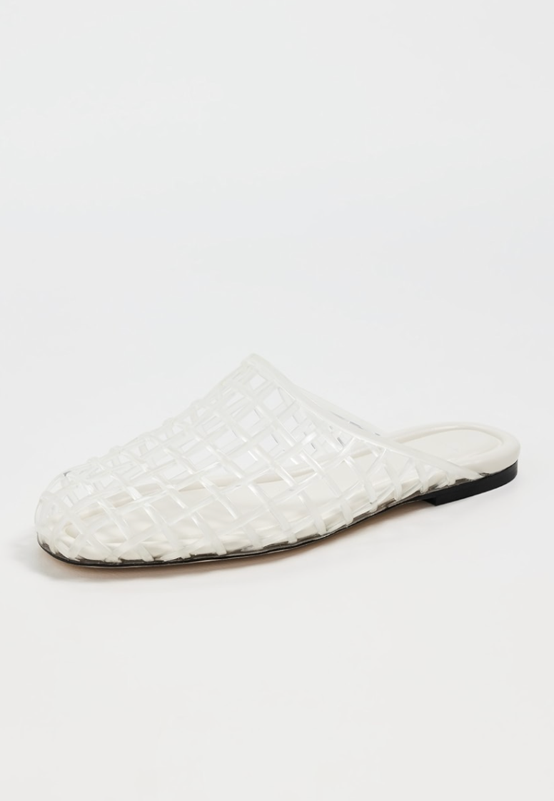 Jelly sandals.