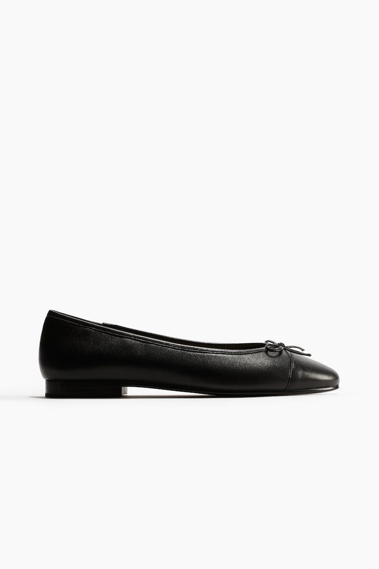 Leather Ballet Flats