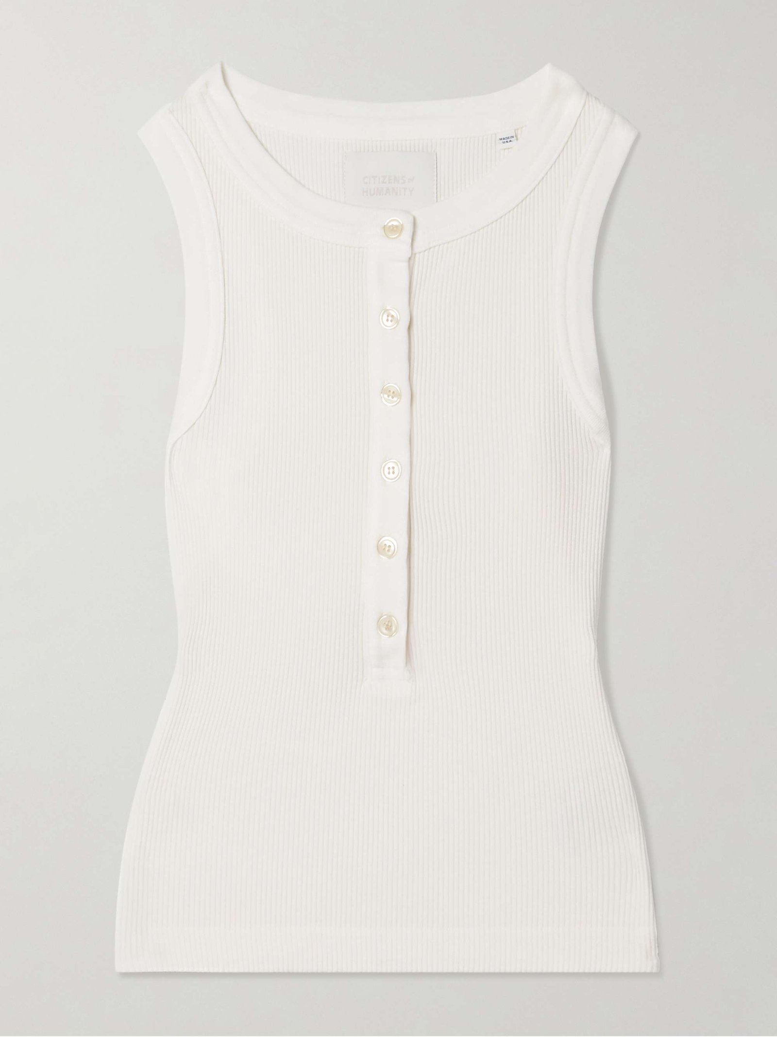 Caralyn Ribbed Jersey Tank