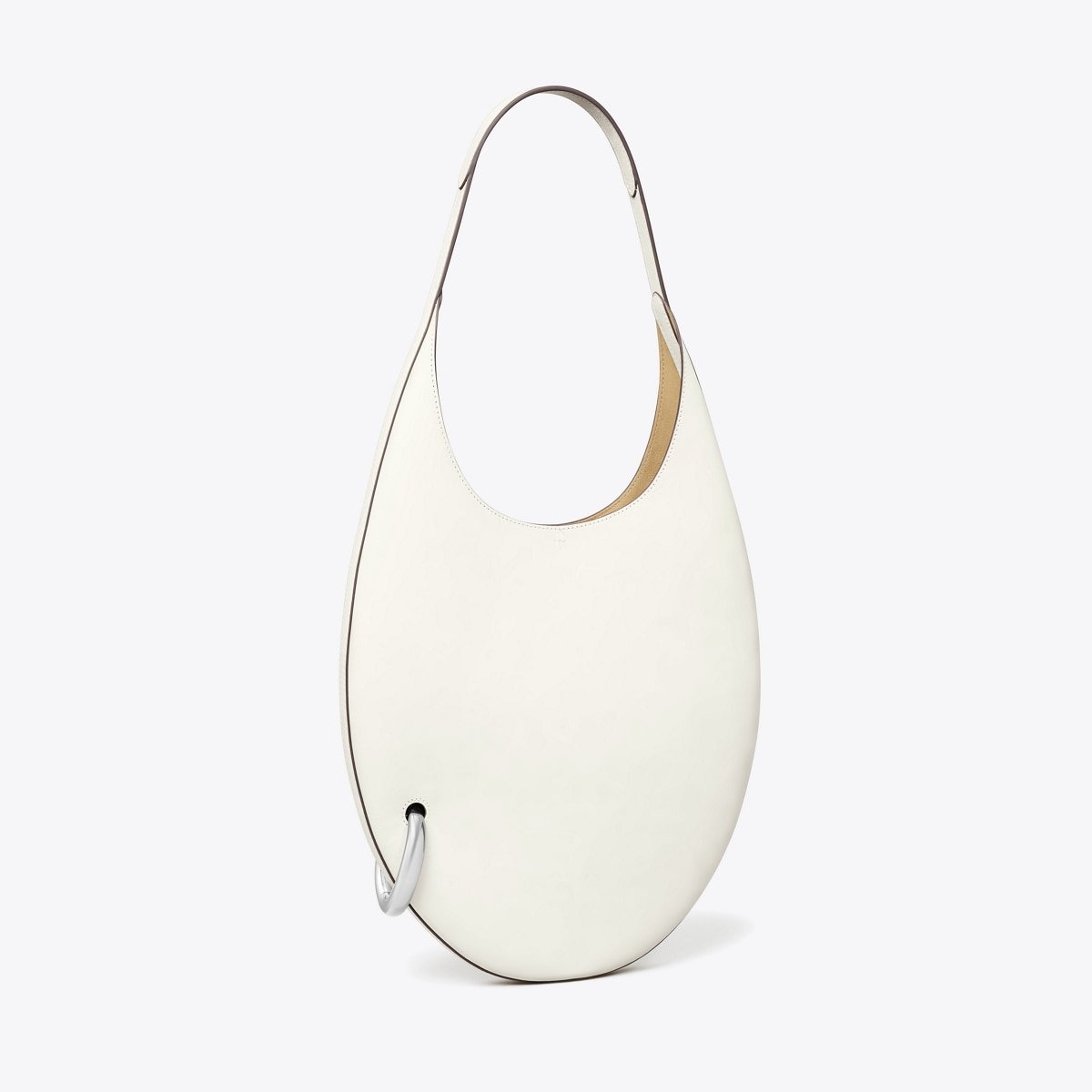 Pierced Handbag in White, Size Os