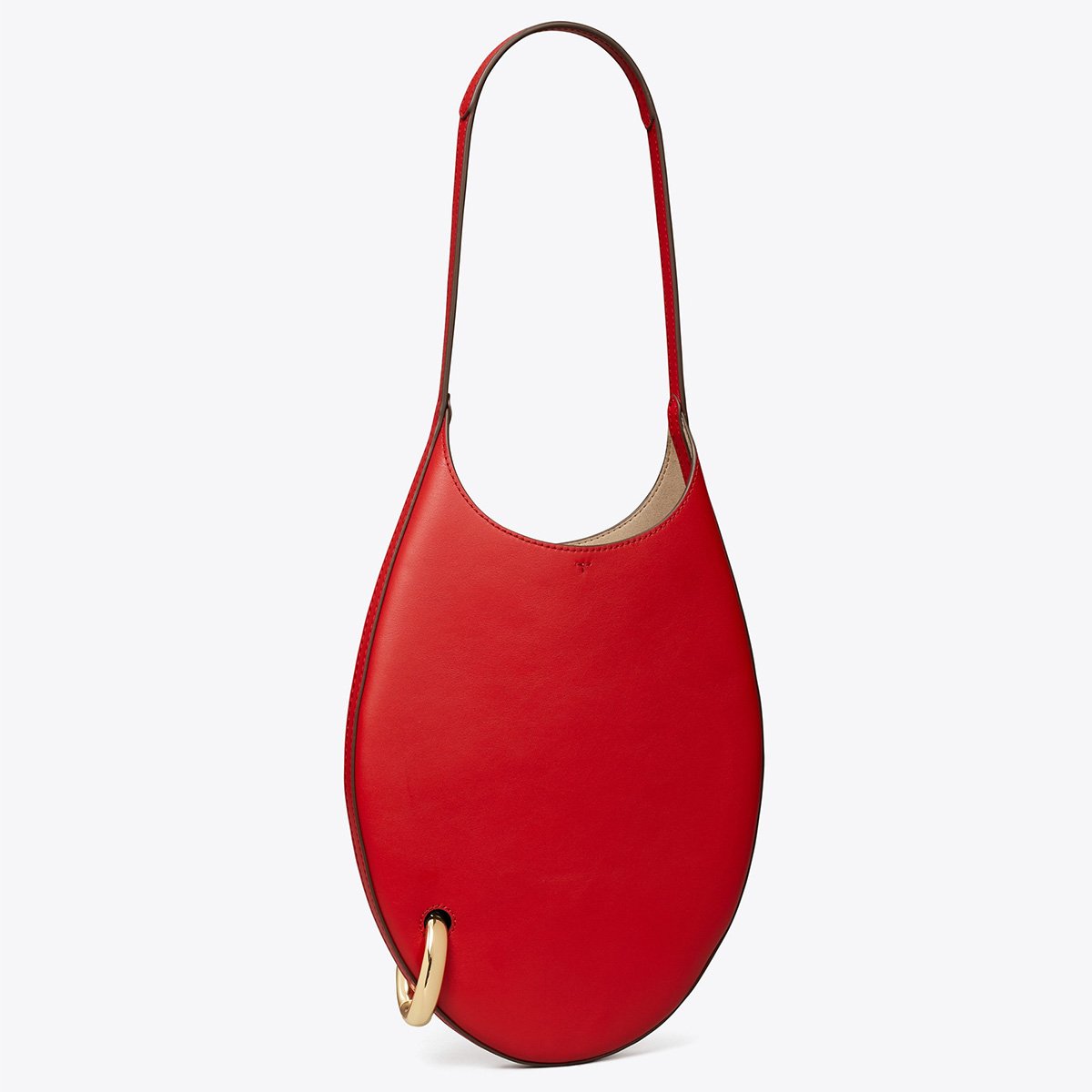 Small Pierced Handbag in Red, Size Os