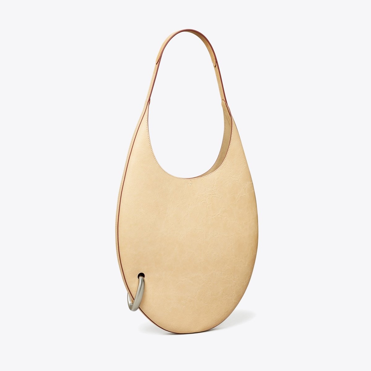 Pierced Handbag in Beige, Size Os