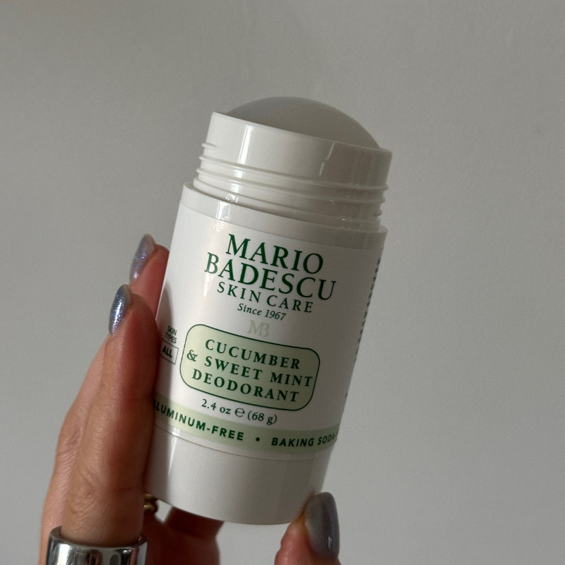 A photo of the Mario Badescu Deodorant in Cucumber and Sweet Mint