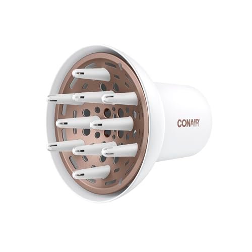 Amazon.com: Conair Double Ceramic Universal Diffuser, Adjustable Hair Dryer Attachment for Frizz-Free Curls to Fit Hair Dryer Nozzles From 1.75” to 2.3” : Beauty & Personal Care