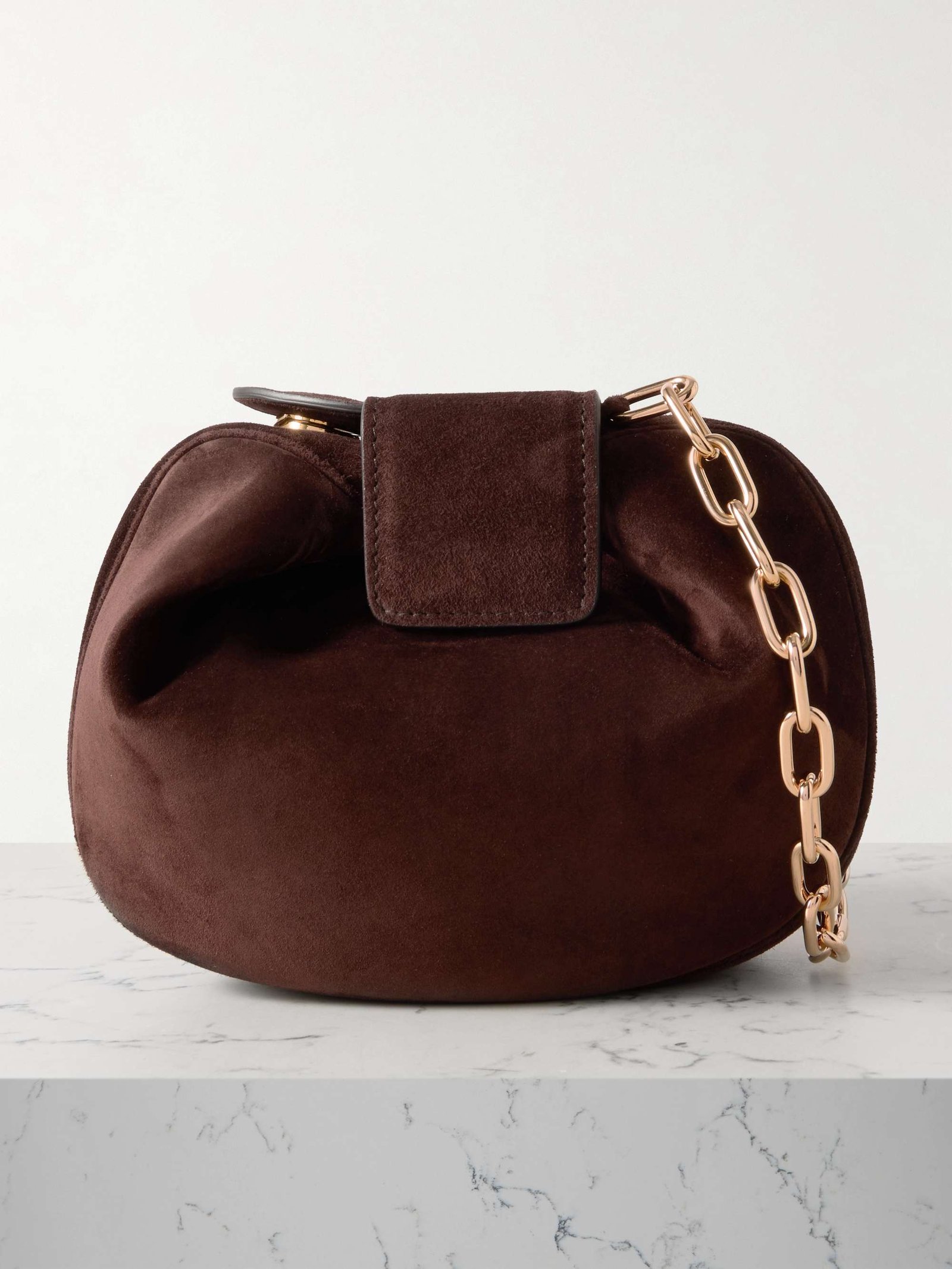 Soft Demi Suede Clutch