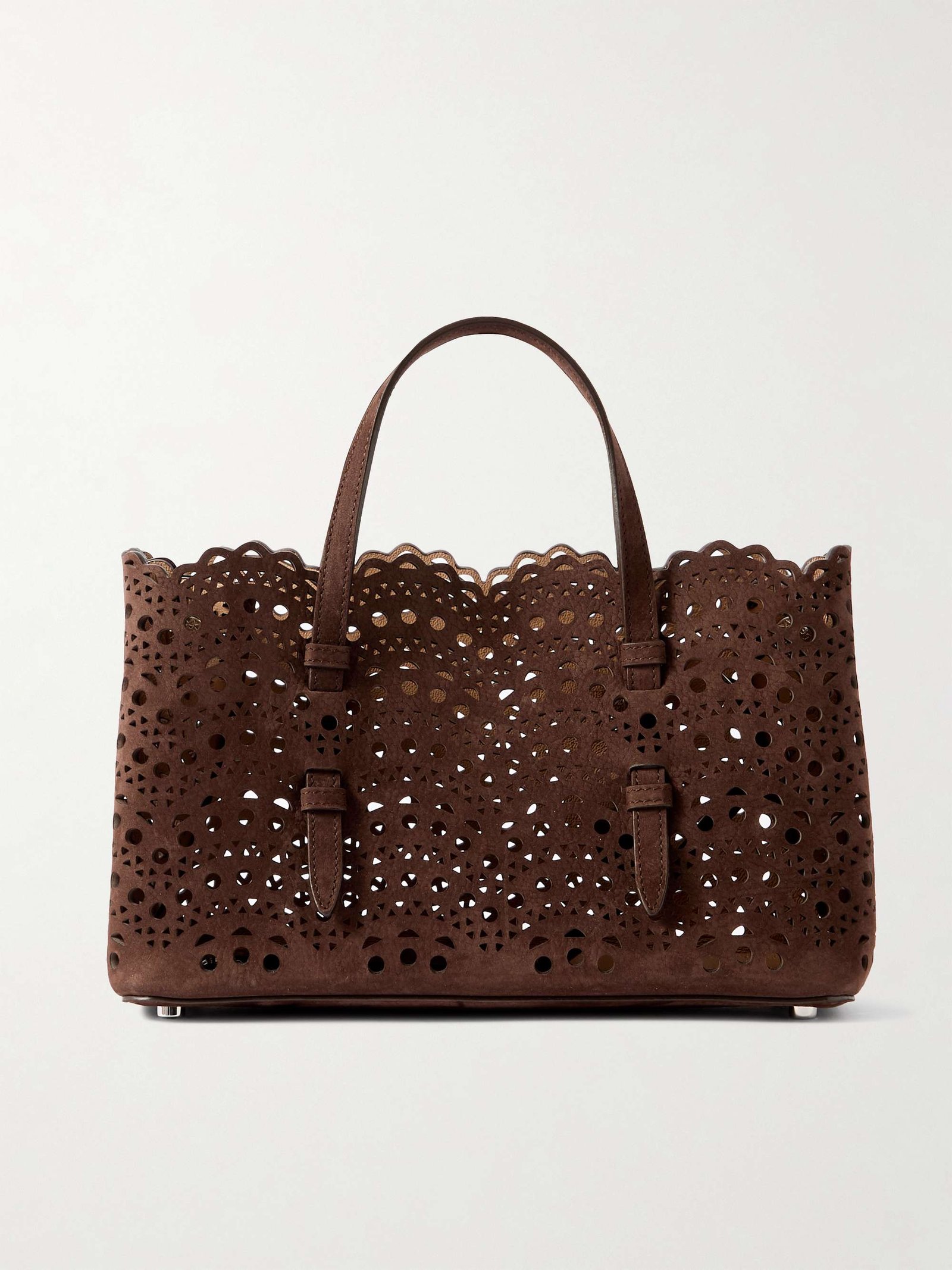 Mena 25 E/w Medium Laser-Cut Nubuck Tote