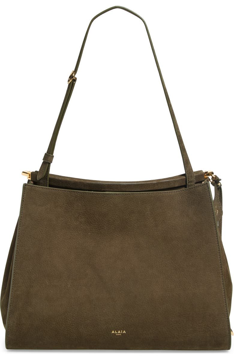 Medium Le Click Suede Shoulder Bag