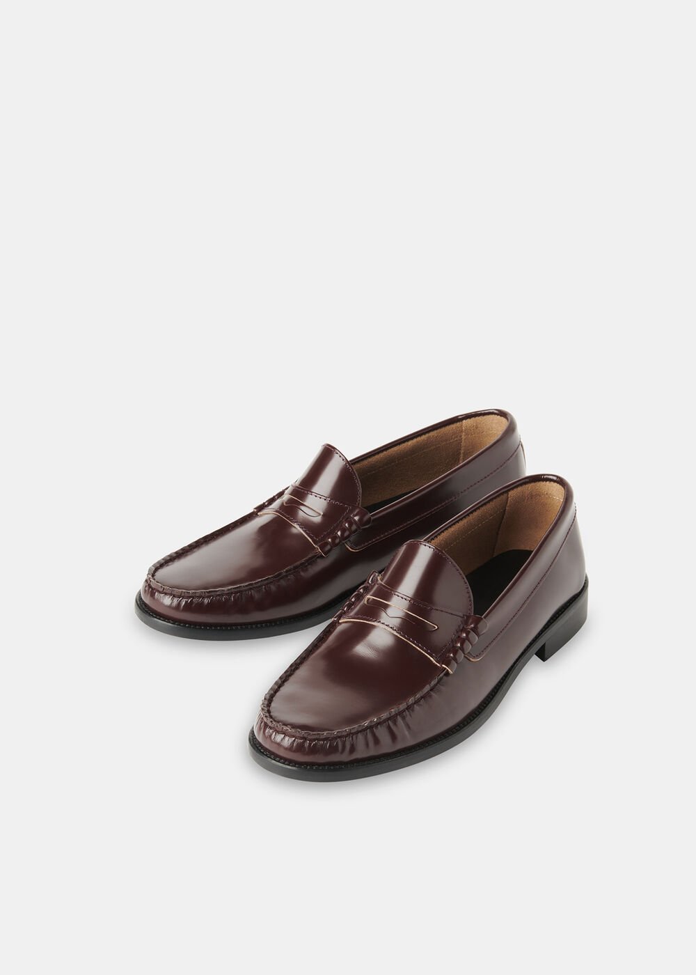 Burgundy Manny Slim Loafer