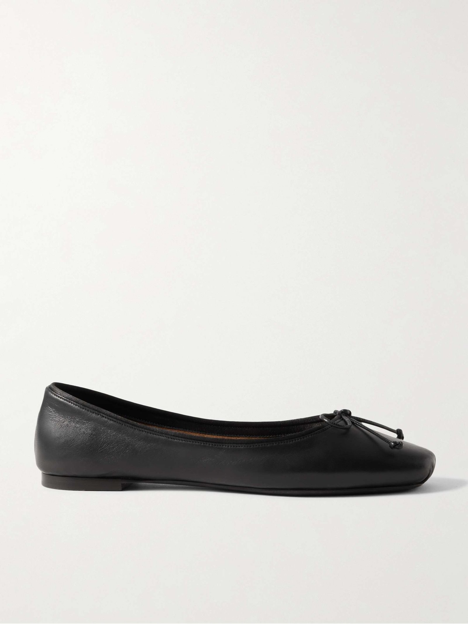 Charlotte Leather Ballet Flats