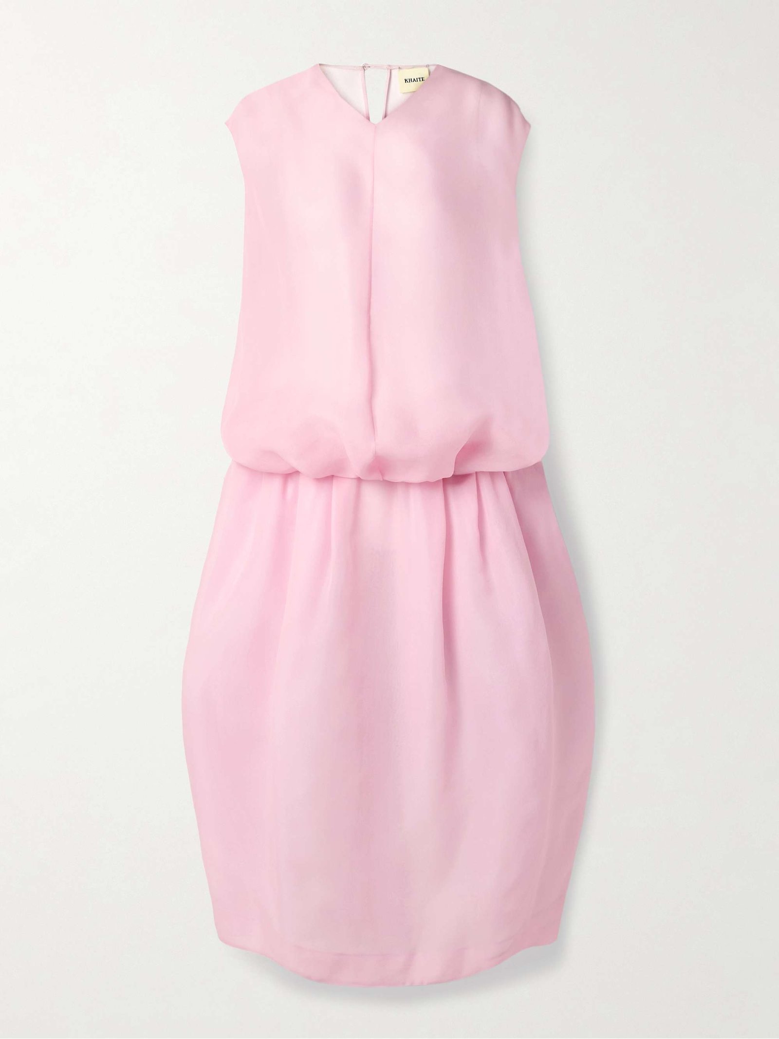 Noah Gathered Silk-Organza Midi Dress