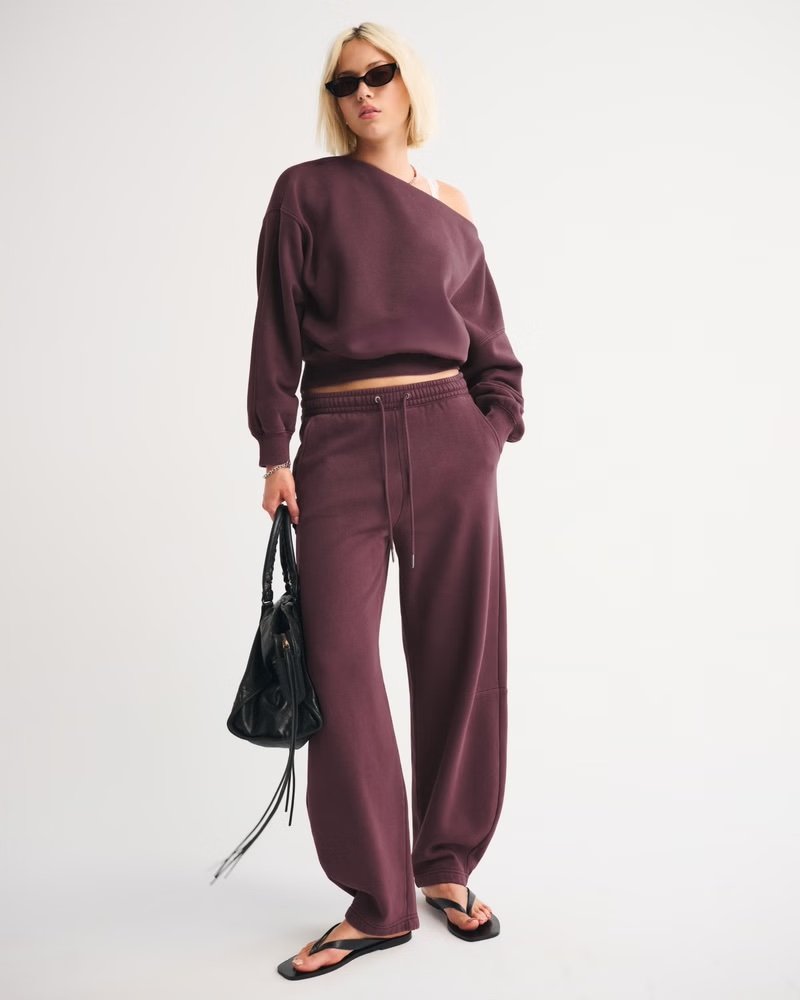 High Rise Barrel Sunday Sweatpant