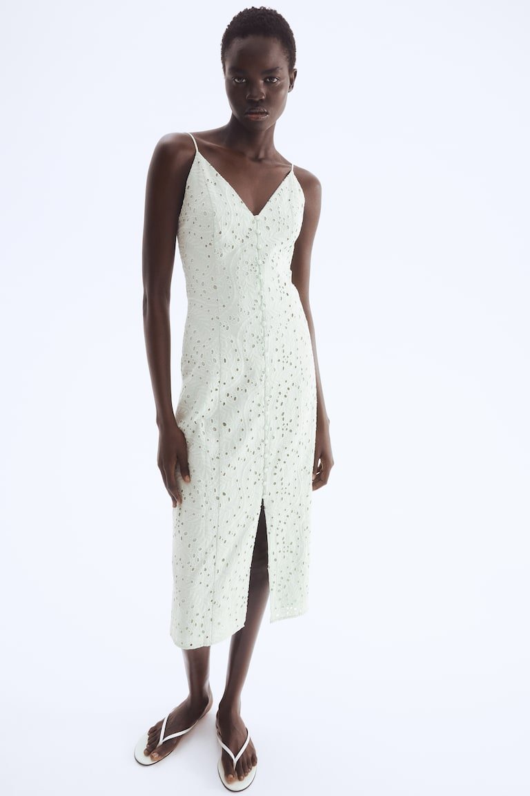 Broderie Anglaise Strappy Dress