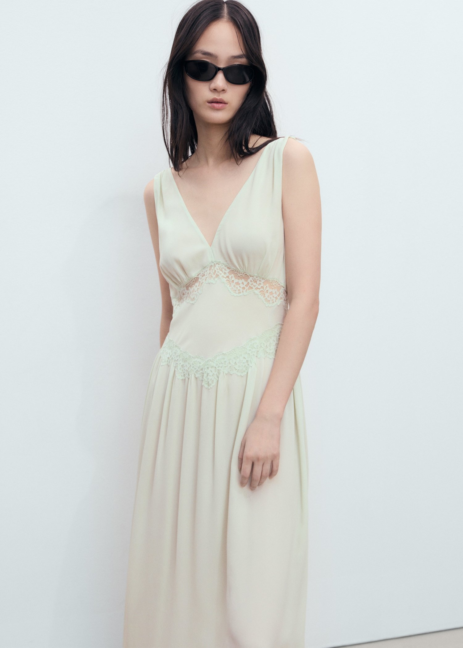 Lace Camisole Dress - Women | Mango United Kingdom