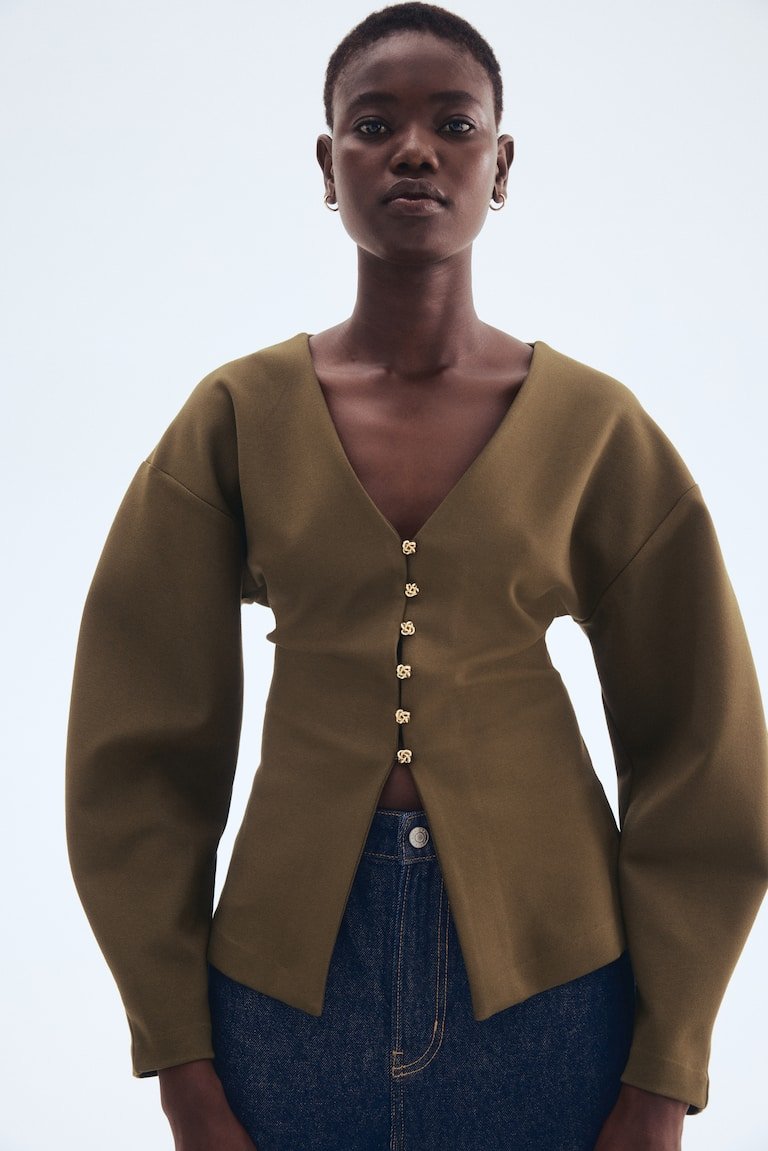 Cardigan With Defined Waist