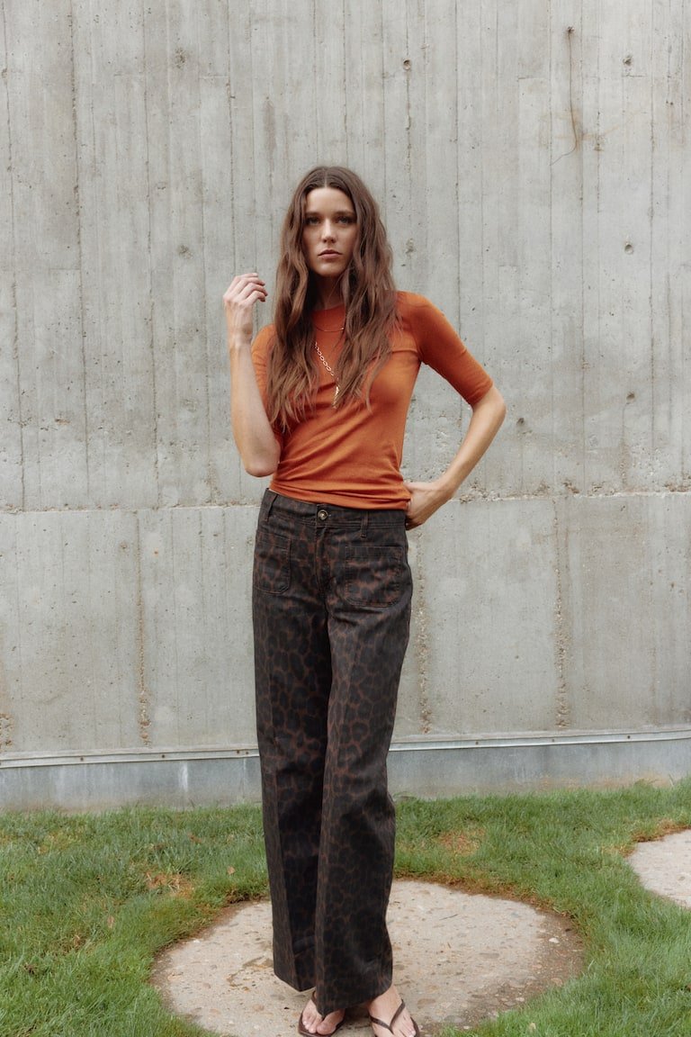 Wide High Jeans