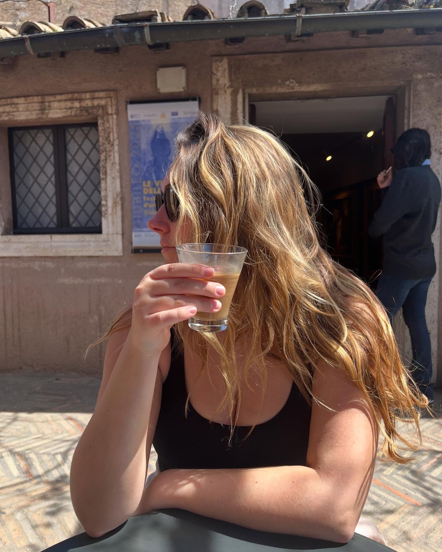 Kaitlyn McLintock posing in Rome, Italy.