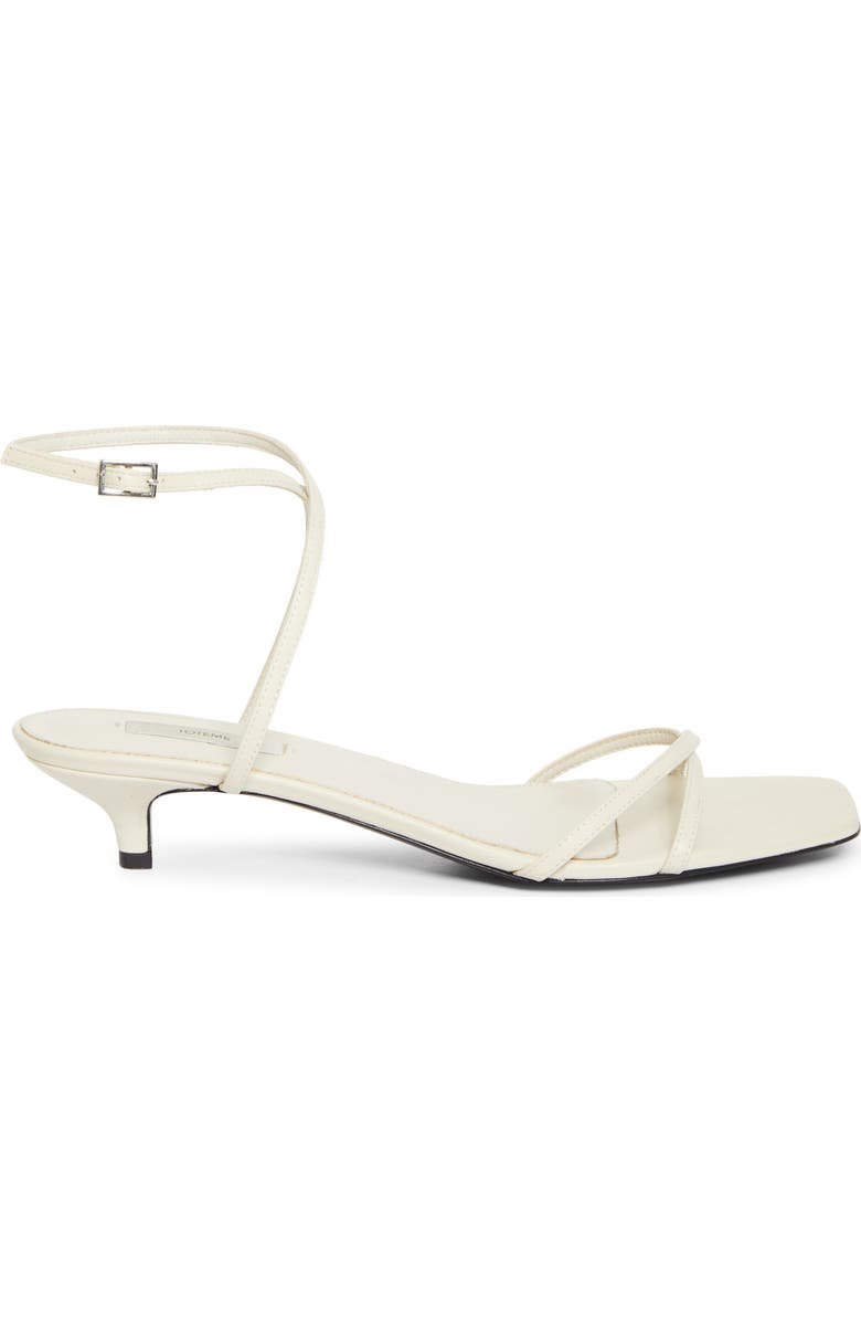 Crossover Kitten Heel Sandal