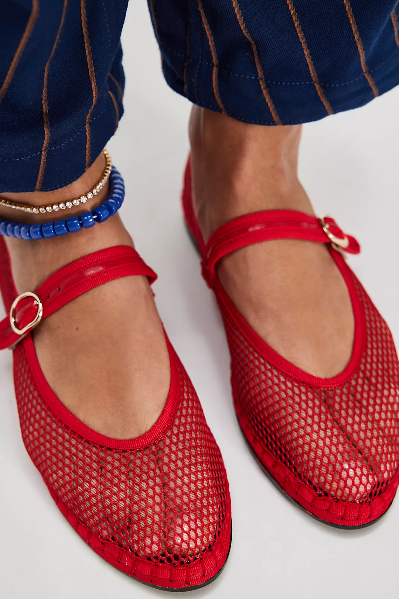 Isabella Mesh Mary Janes