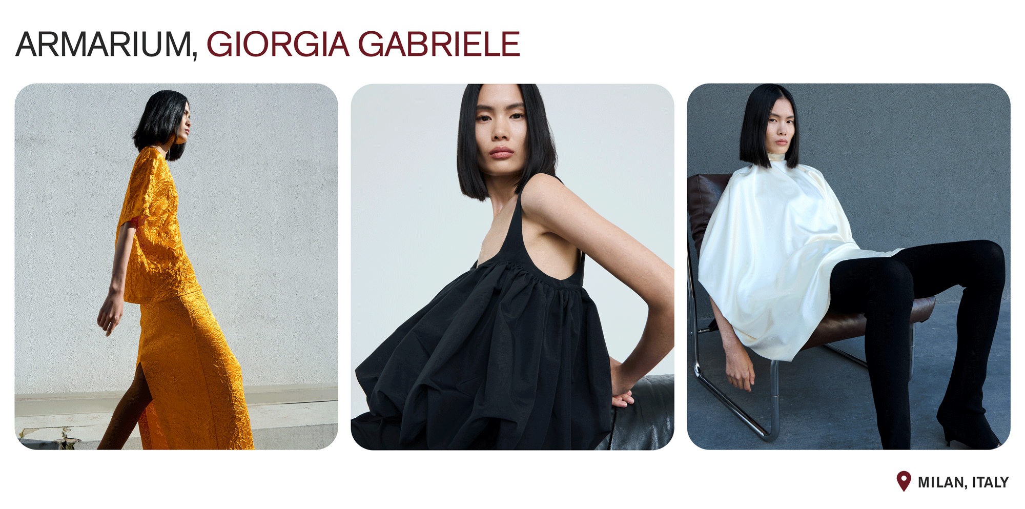 A collage showcasing collections by Armarium with the text: 