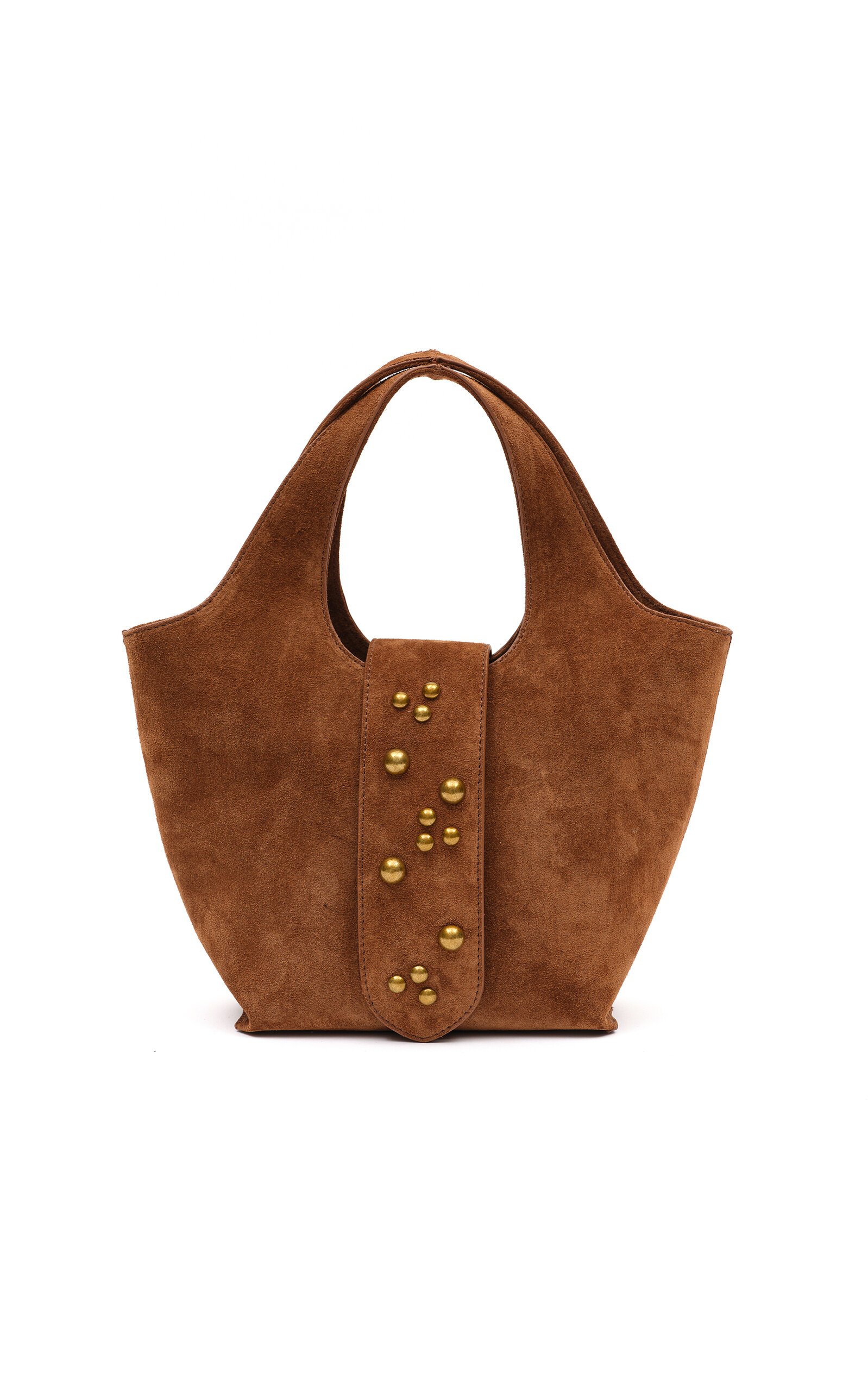 Lea Studded Leather Tote Bag
